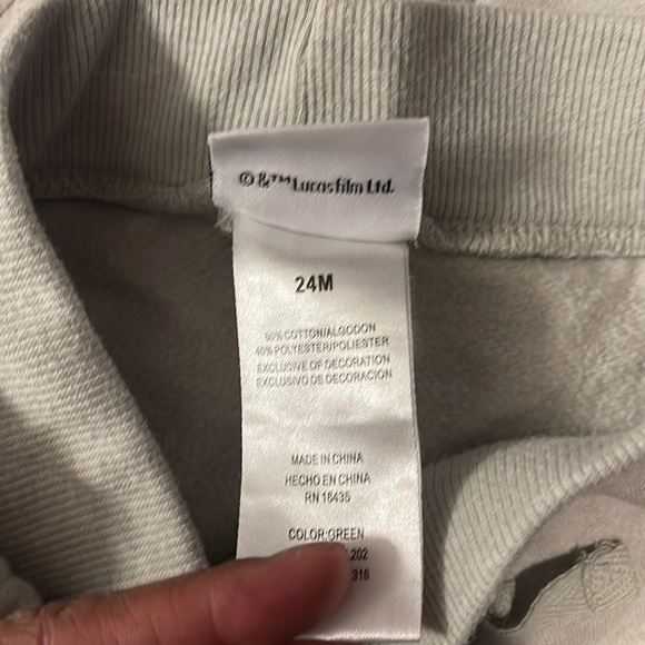 StarWars Baby Yoda Matching Set 24M - Picture 3 of 10